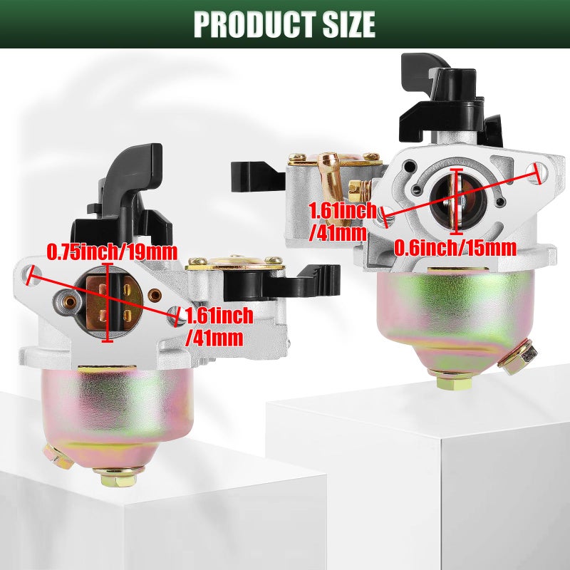 QAZAKY Carburetor Compatible with Mini Baja 97cc 2.8HP Doodlebug DB30 DB30S DB30R Blitz DB30BL Racer DB30G Motorsports Doodle Bug Dirt Pit Bike Motovox MBX10/MBX11/MBX12 MM-B80 Rato R100 Hensim HS152F - Image 5